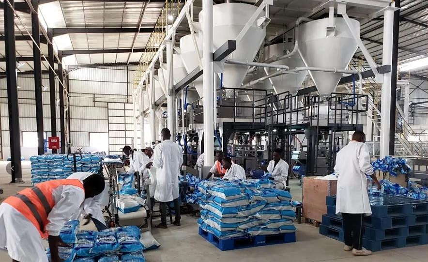 The First Detergent Powder Factory of Nice In Africa Was Officially Put Into Operation