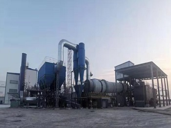 Installation of hot air furnace for potassium sulfate drying granulation system is completed