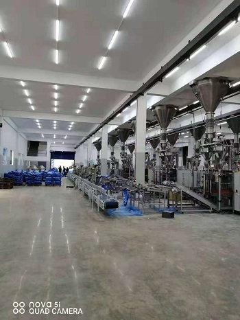 Fully automatic detergent powder production line put into operation