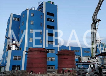 The construction projects of spray tower detergent powder production line is progressing smoothly