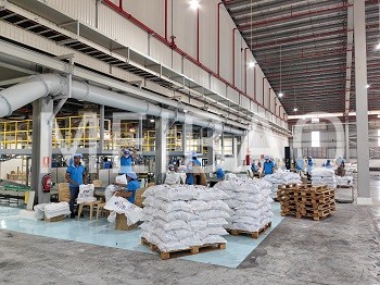 The detergent powder production line was put into operation successfully