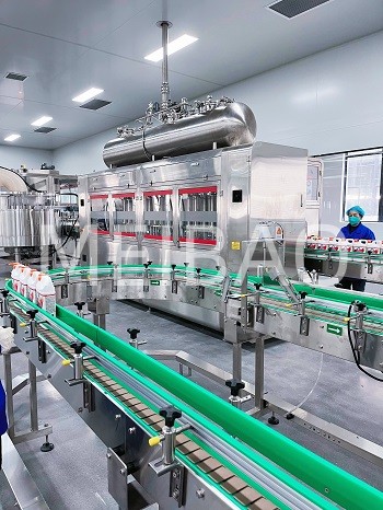 Liquid detergent production line put into production and operation