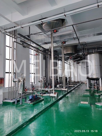 Microbial washing additives and liquid detergents production line was put into operation