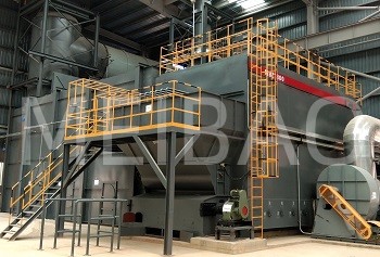 High clean biomass hot air furnace put into operation