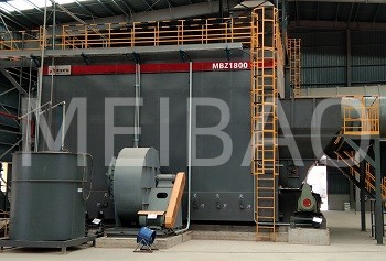 High clean biomass hot air furnace put into operation