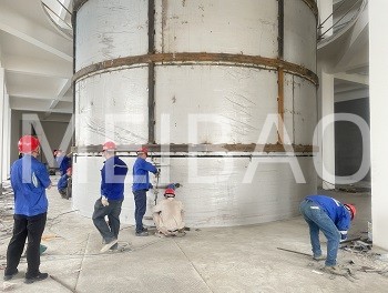 Construction of an annual production line for 180000 tons of detergent powder