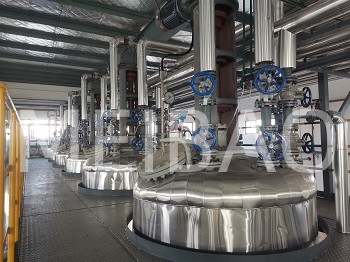 Installation of sodium silicate production equipment is completed