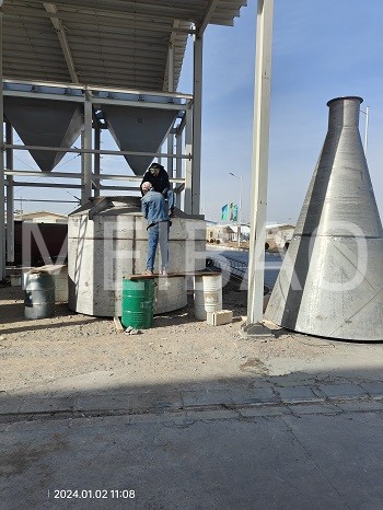 The detergent powder project starts construction