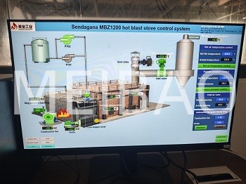 High-clean biomass hot air furnace for washing powder production put into operation