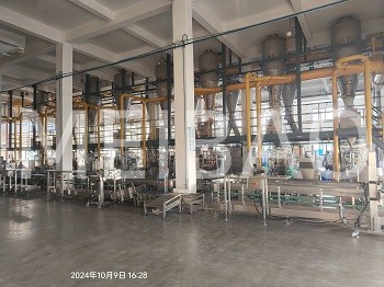 The upgrading of the 150,000-ton detergent powder production line was completed