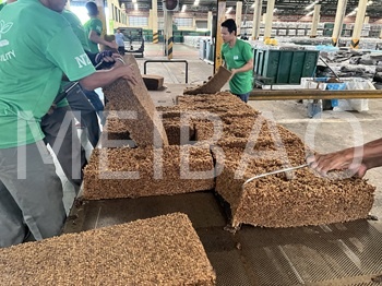 The rubber drying line is put into operation smoothly